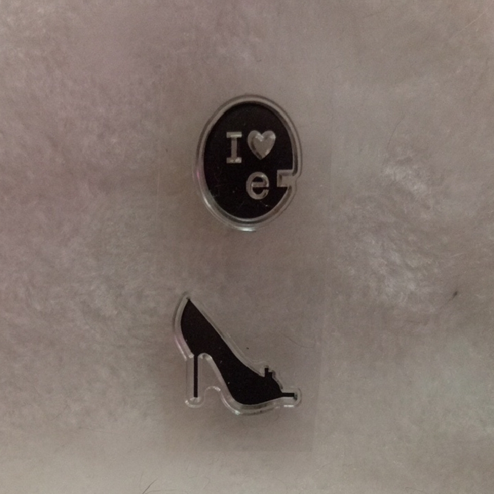 Black High Heel Shoe Earrings